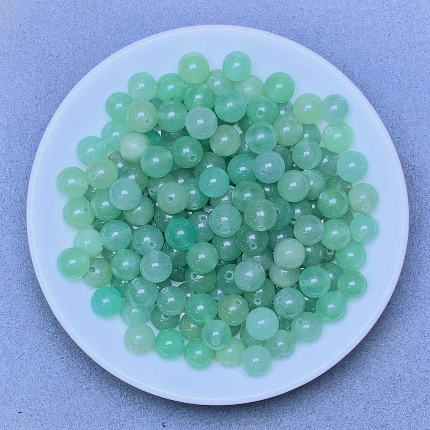 Green Aventurine BUY 1 GET 1 FREE bead 132pcs_ 8mm 1 bowl(BOGO51)