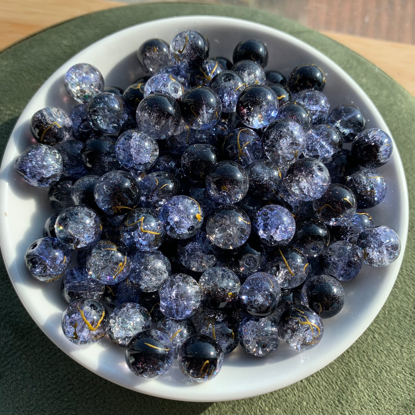 Glass Vast Starry Sky 10MM BOGO 108pcs/bow——BUY 1 GET 1 FREE bead (BOGO105)
