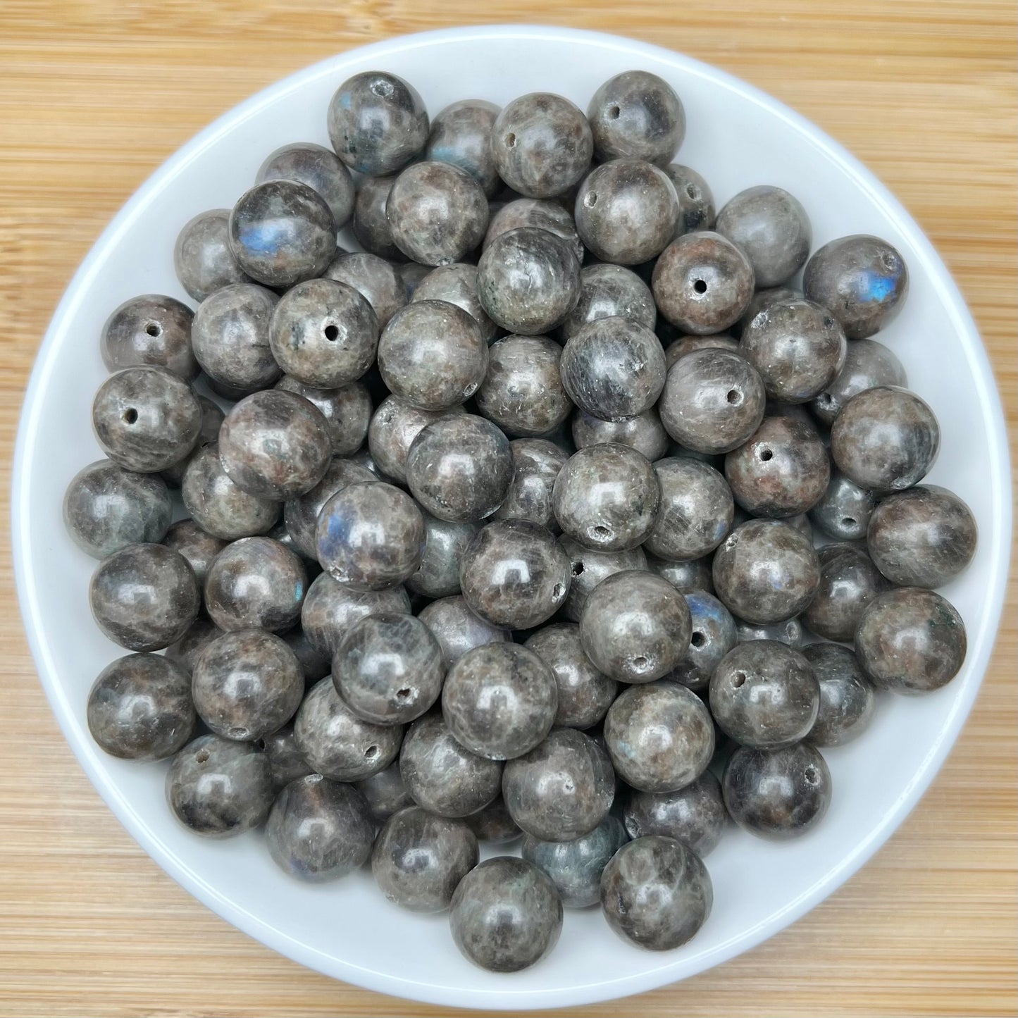 Black Moonstone BUY 1 GET 1 FREE crystal bead108pcs_ 10mm 1 bowl(BOGO73)