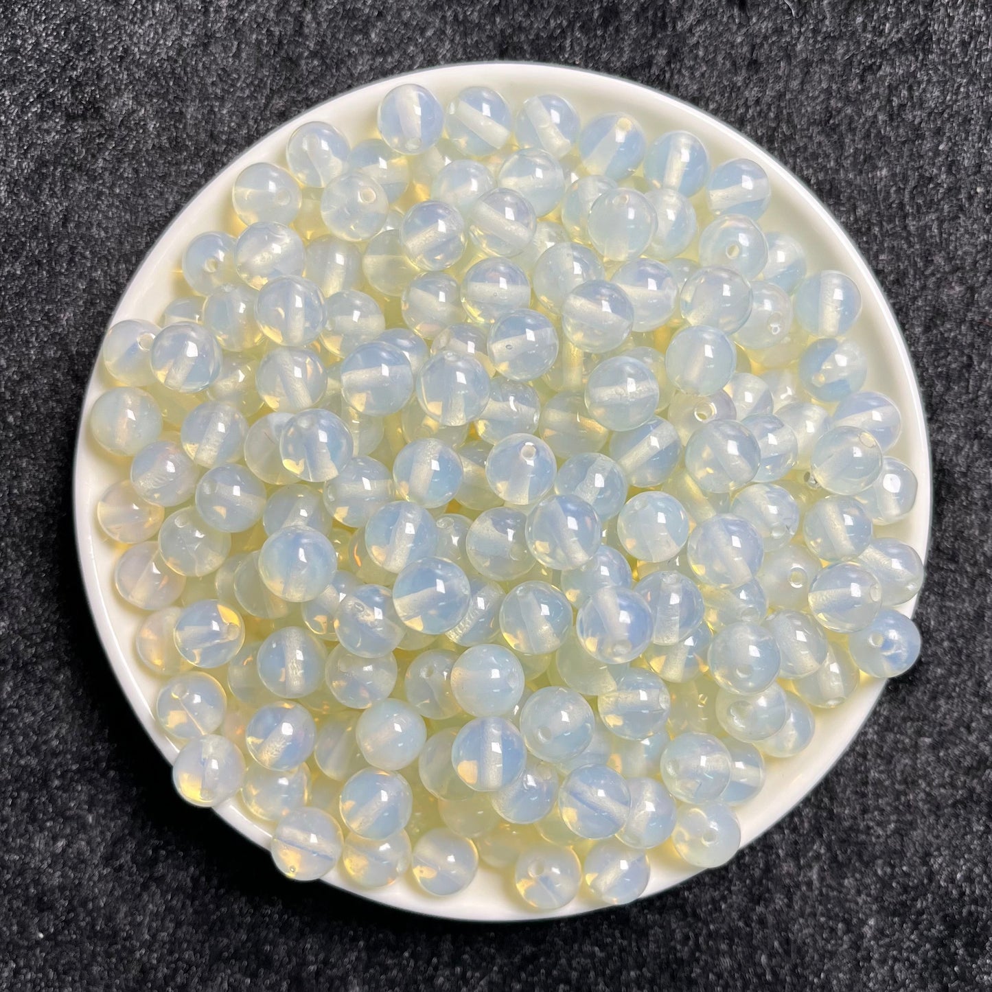 Manmade Opalite BUY 1 GET 1 FREE bead 132pcs_ 8mm 1 bowl(BOGO89)