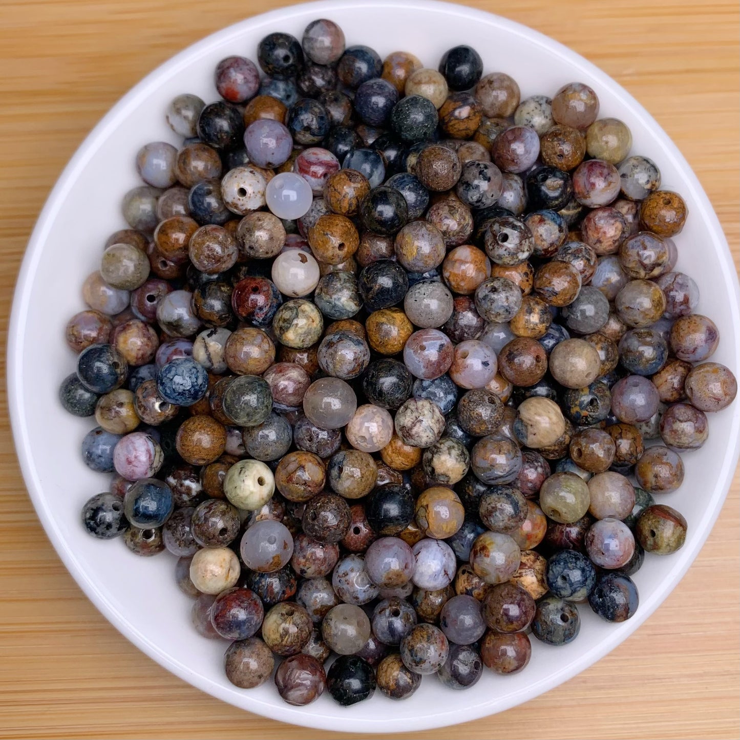 Petersite bead 168pcs_ 1 bowl 6mm(SIX29)