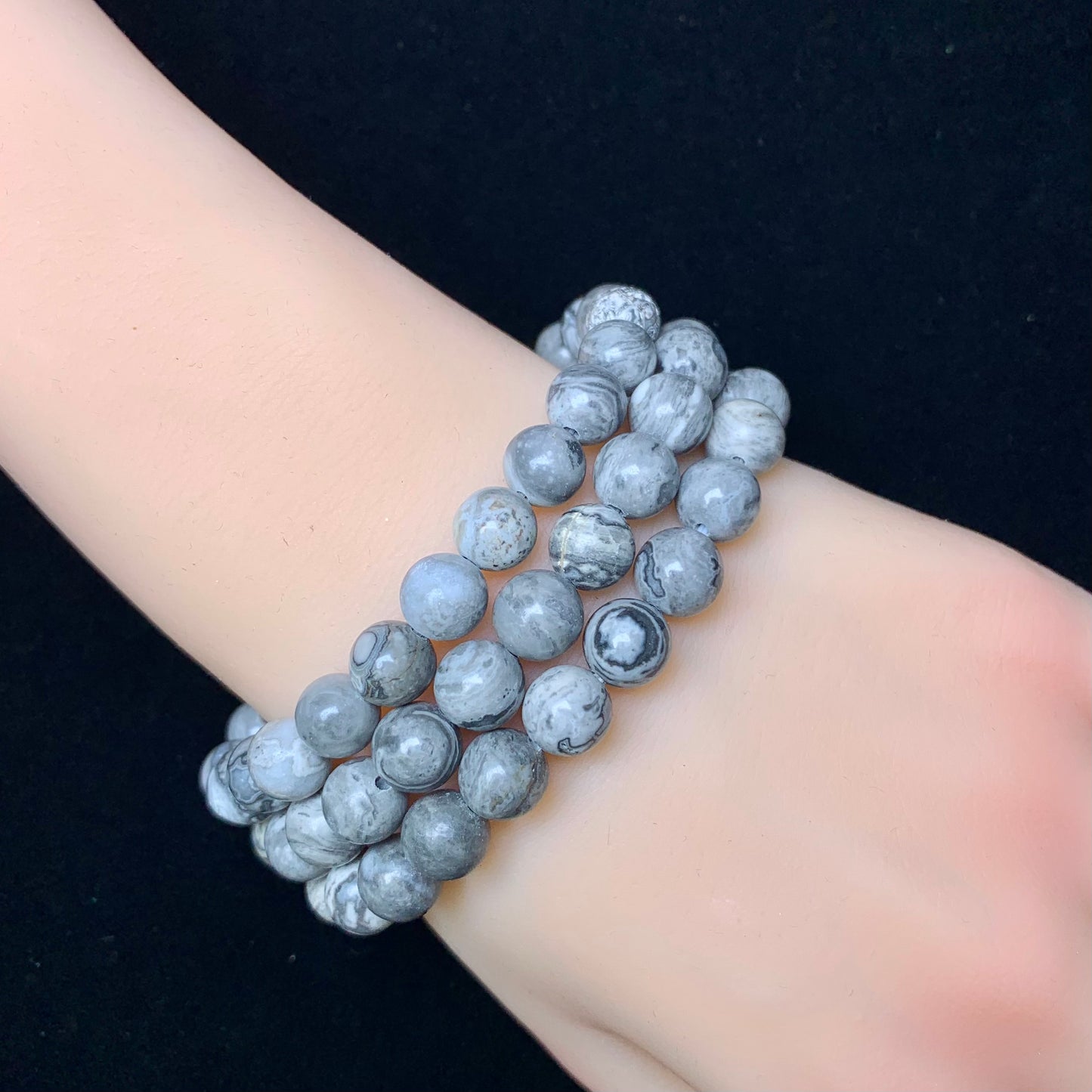 Picasso jasper bracelet 8mm 1pc(SL192)