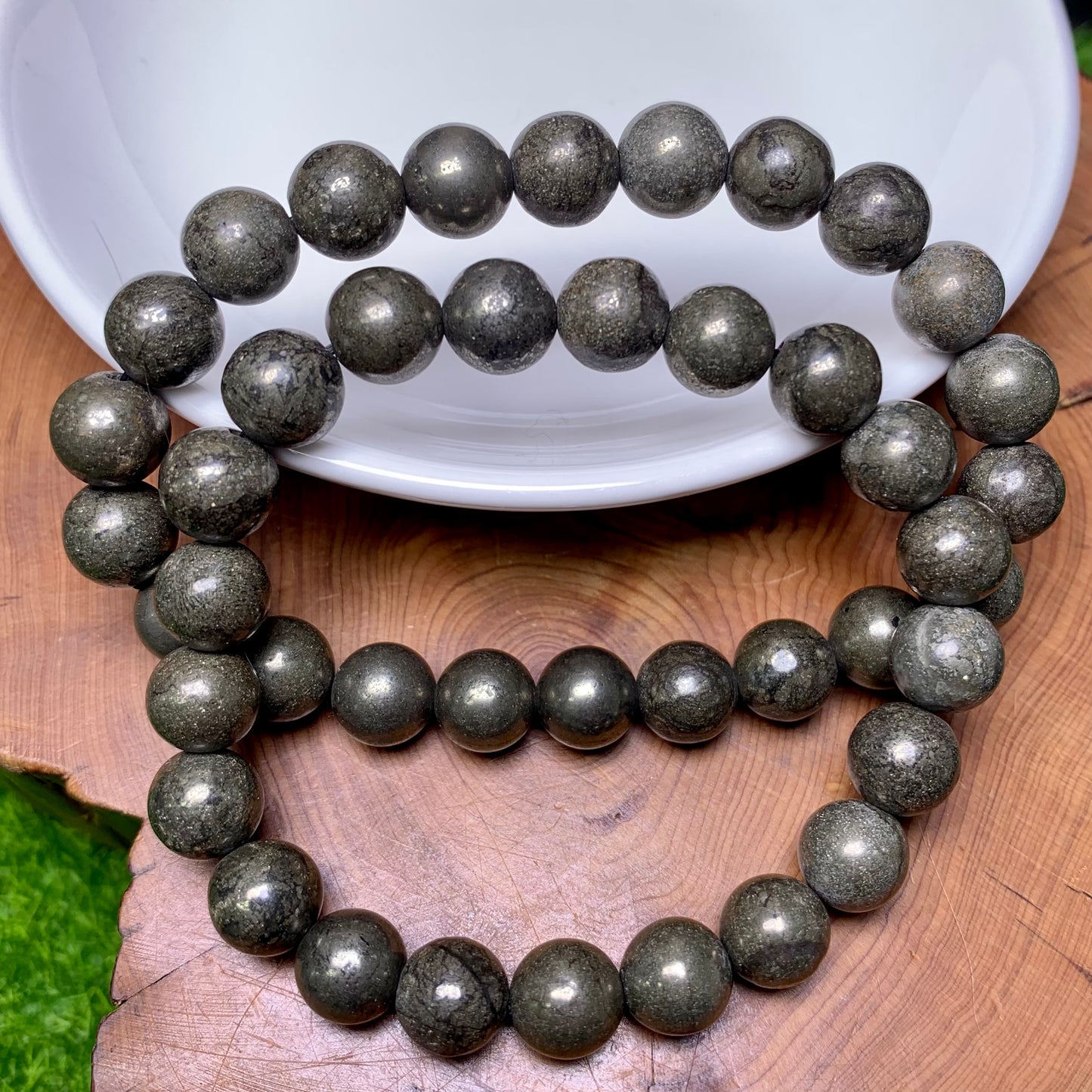 Chalcopyrite Bracelet 8mm 1pc (SL200)