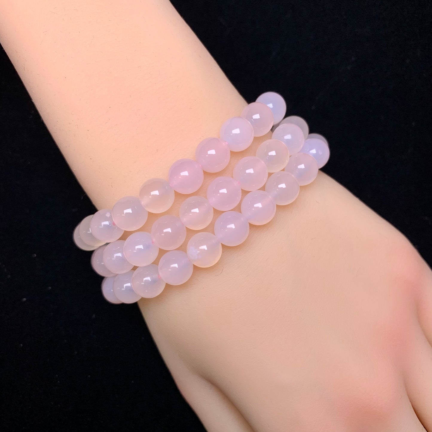 Pink Agate(DYED)Bracelet 8mm 1pc (SL207)