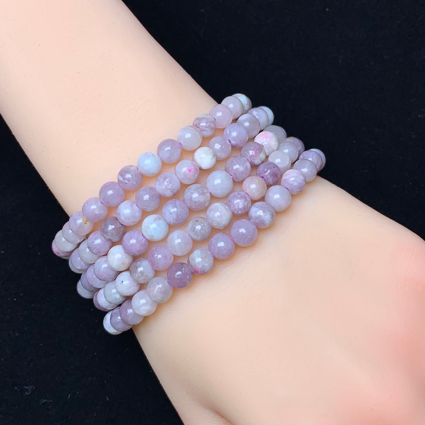 Pink Tourmaline bracelet 6mm 1pc(SL356)