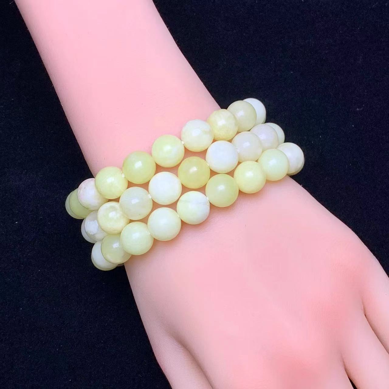 Lemon Jade Bracelet 10mm 1pc (SL378)