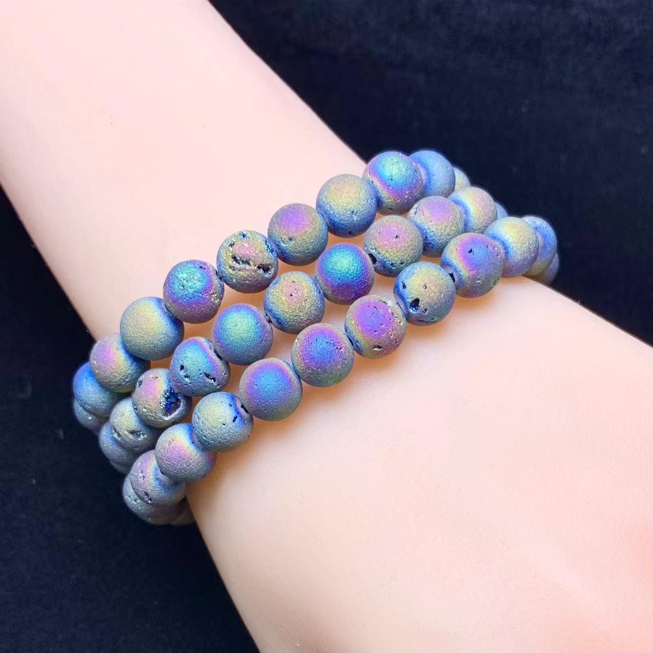 Aura Sphalerite Bracelet 8mm 1pc (SL393)