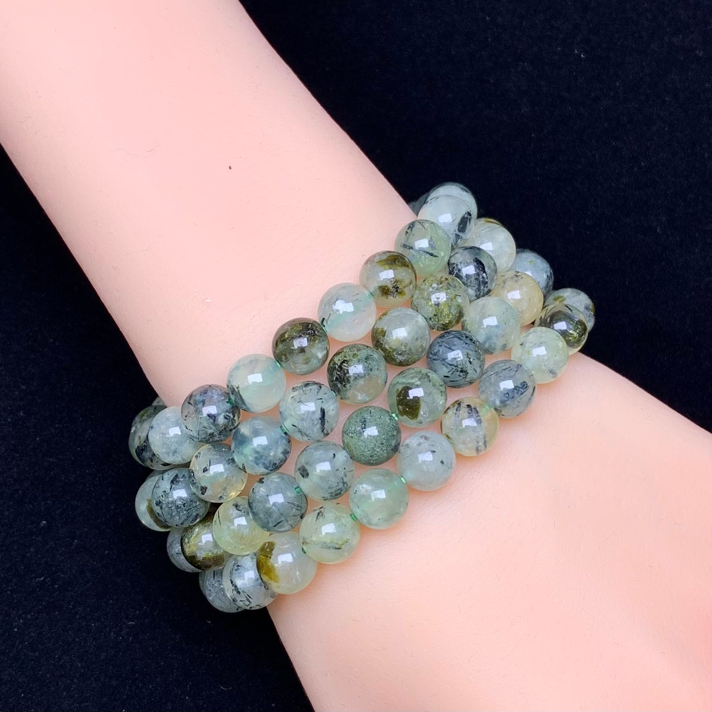 Phrenite bracelet 8mm 1pc(SL544)