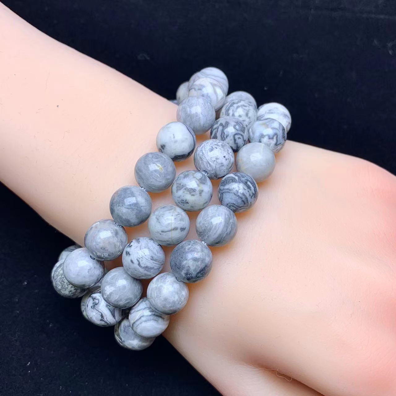 Picasso Jasper Bracelet 10mm 1pc (SL521)
