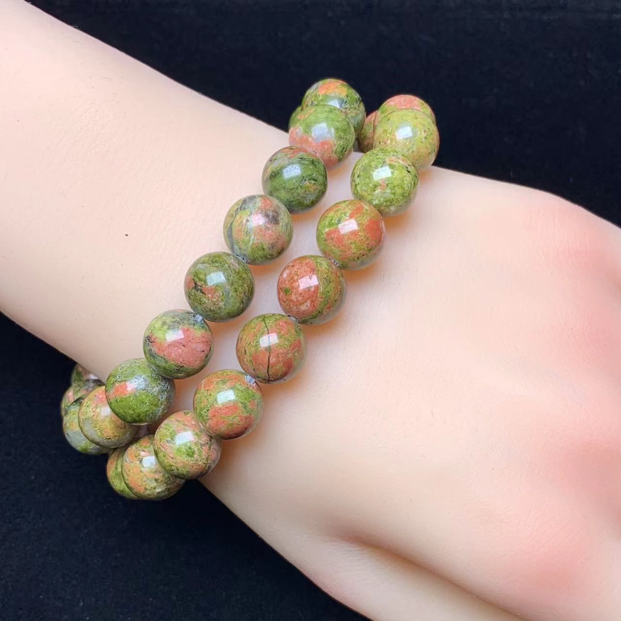 Unakite bracelet 10mm 1pc(SL516)