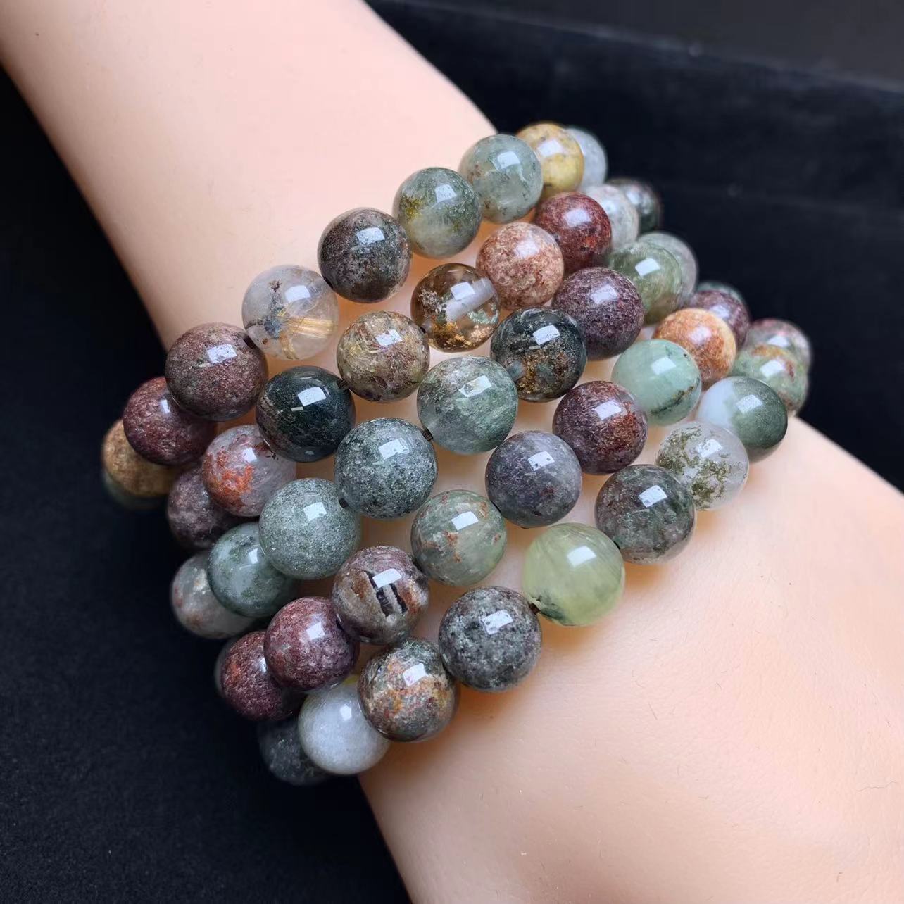 Vista Garden Quartz Bracelet 9mm 1pc (SL607)