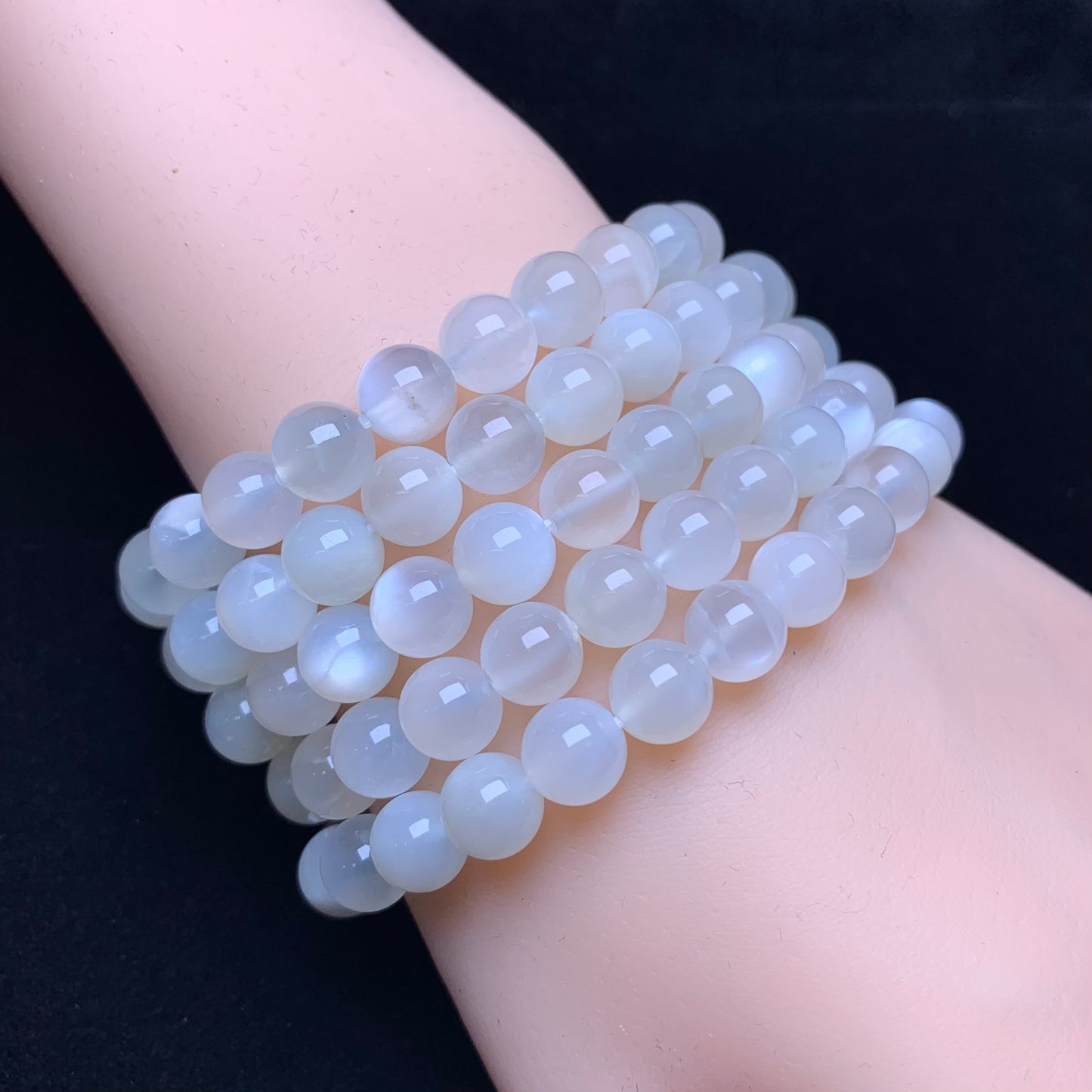 Green Moonstone Bracelet 8mm 1pc (SL623)