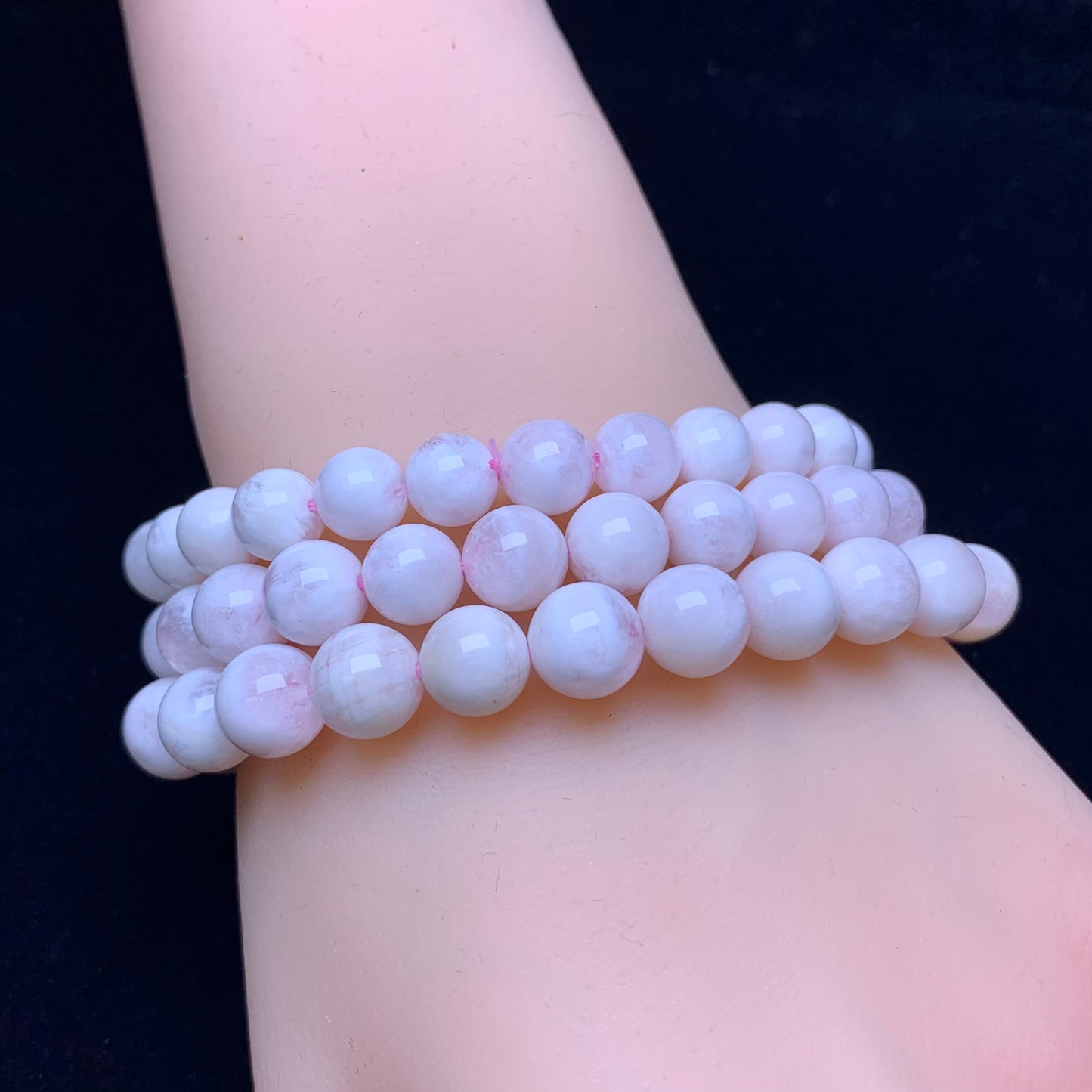 Snowflake Garden Quartz Bracelet 8mm/7mm1pc (SL625)