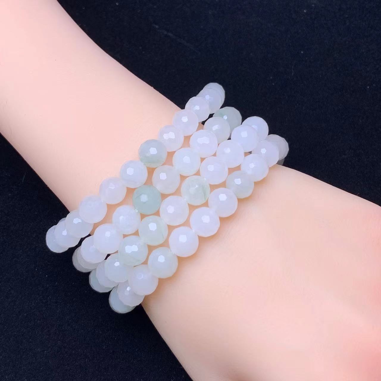 Tea Jasper Facet Bracelet 8mm 1pc (SL691)