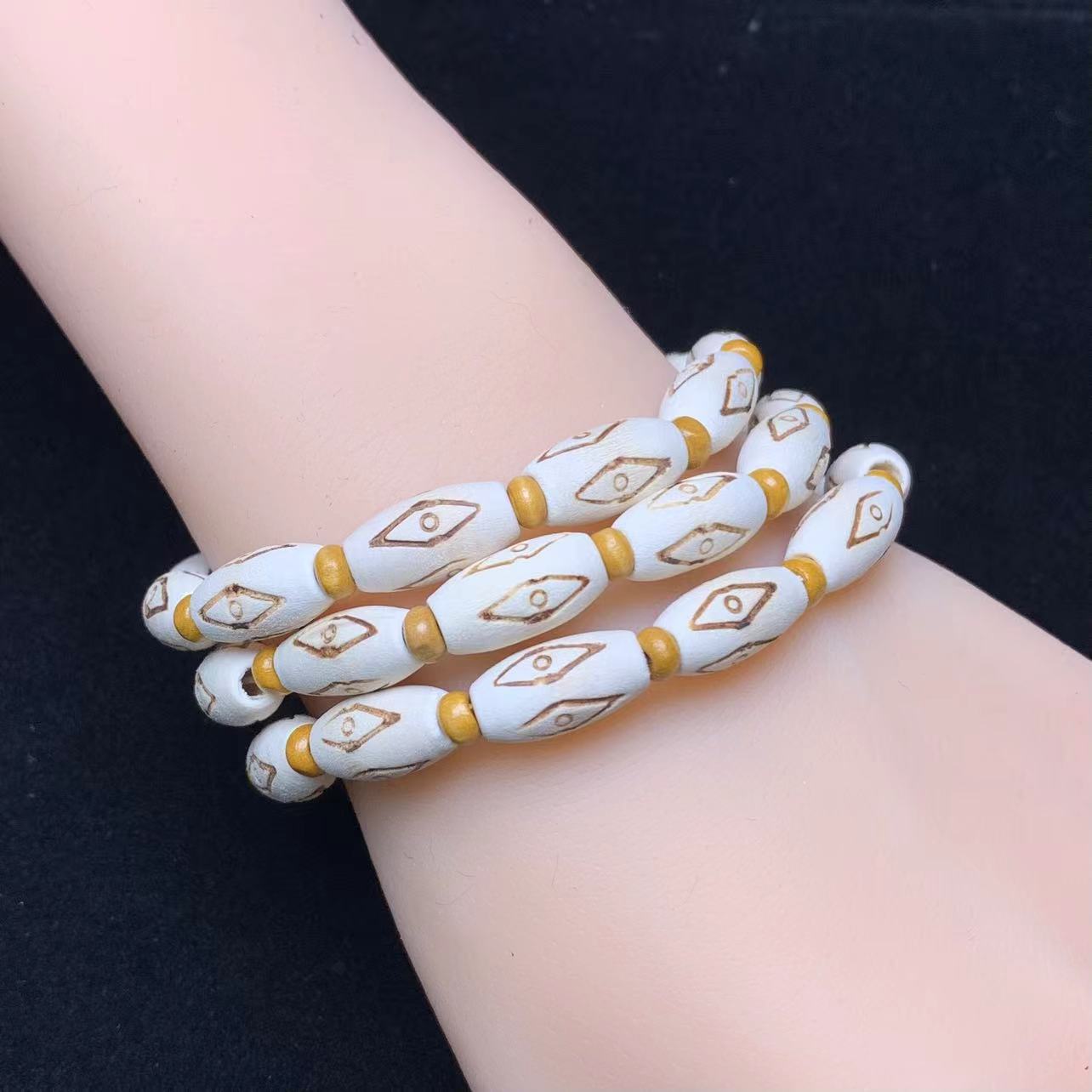 Maple Wood bracelet 8*14mm 1pc (SL708)