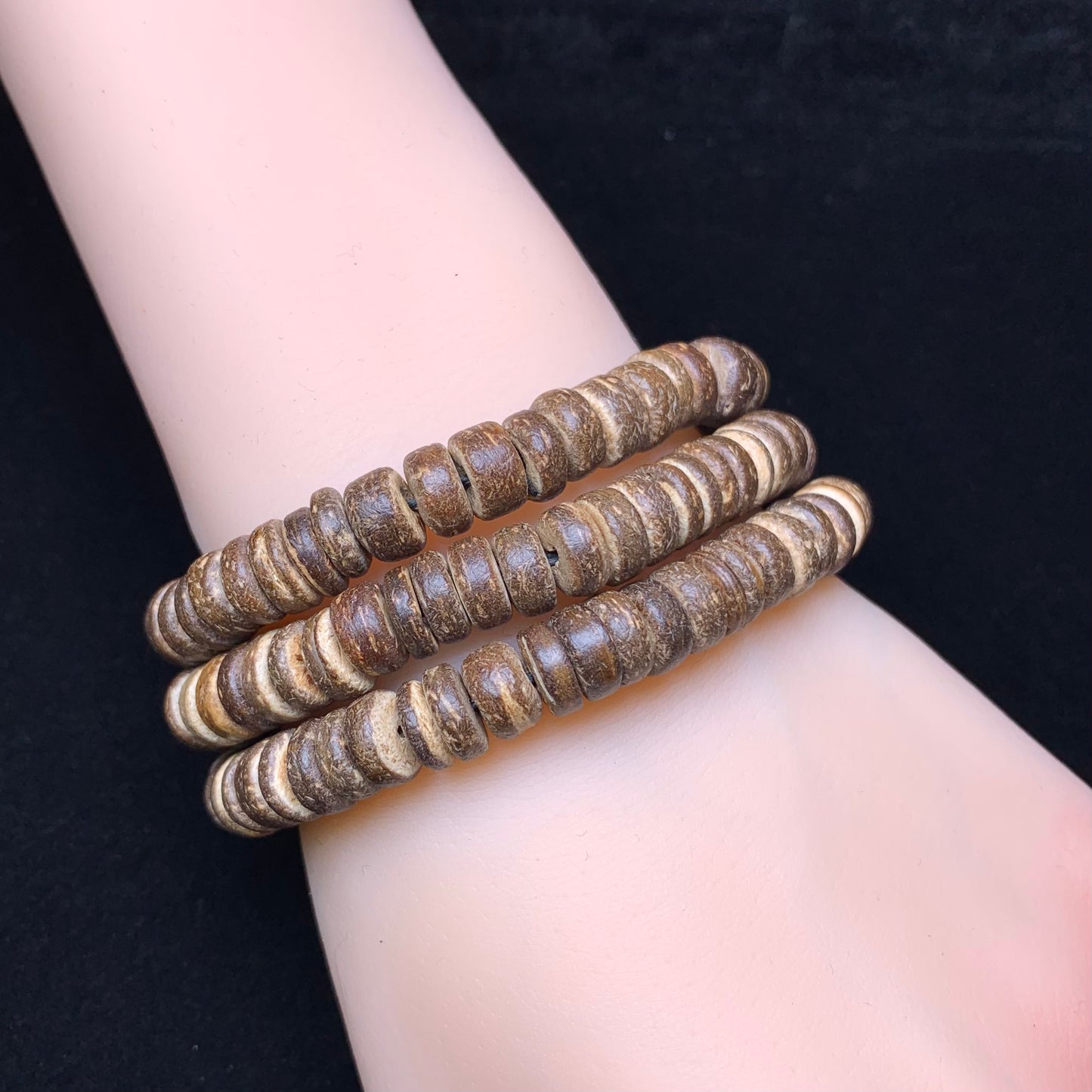 Coconut shell donut bracelet 8mm 1pc(SL669)