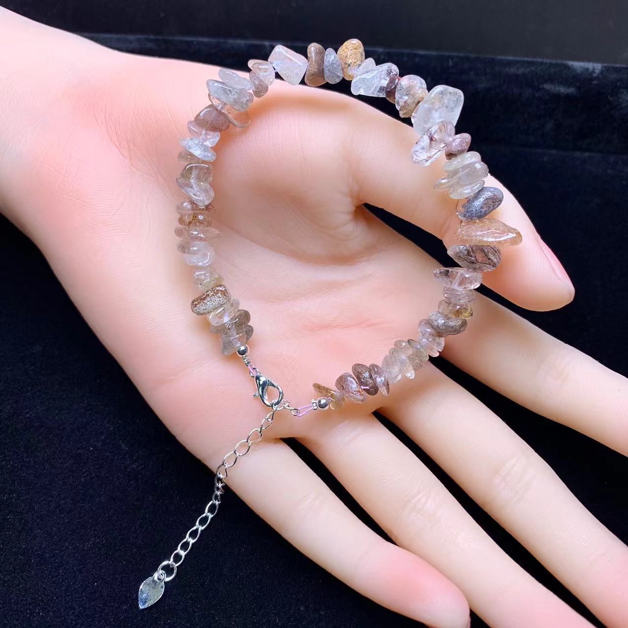 Black Golden super 7 chip bracelet 2pcs(SL815)