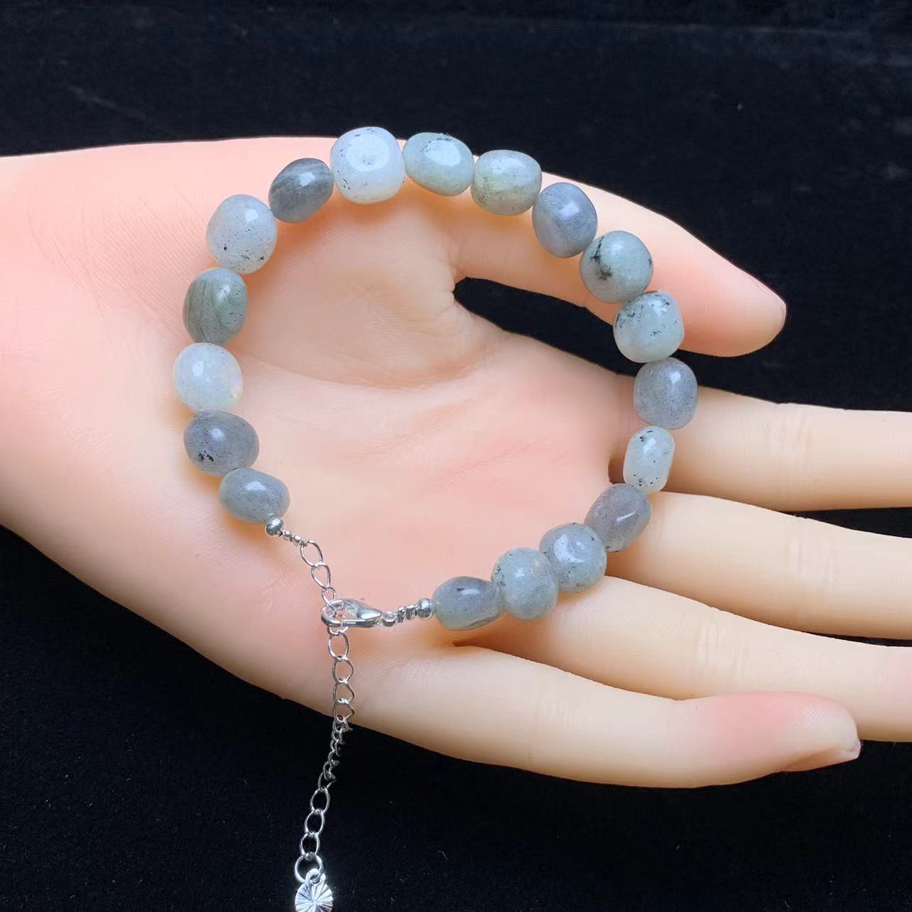 Labradorite freeform bracelet 1pc(SL837)