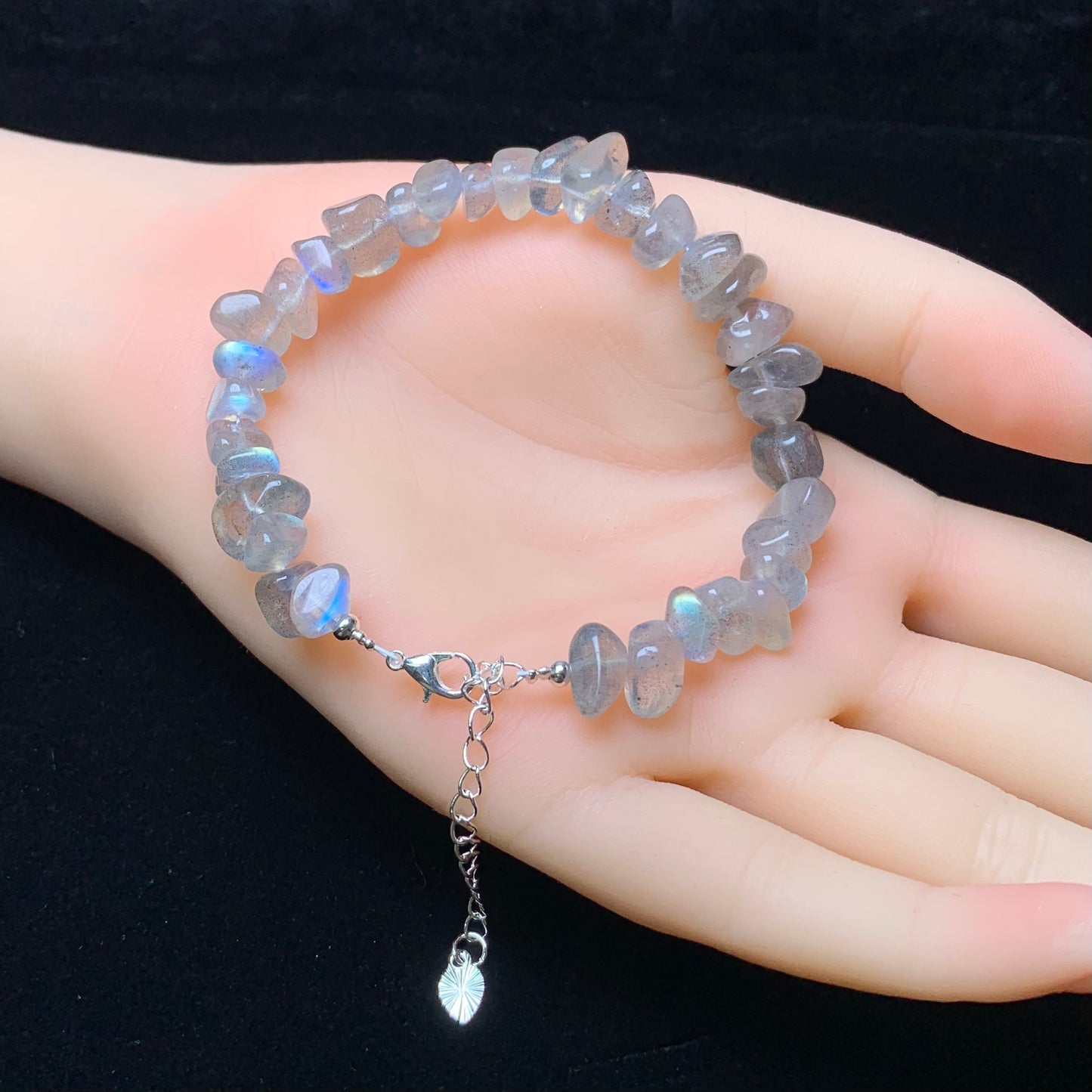 Labradorite chip bracelet 1pc(SL884)