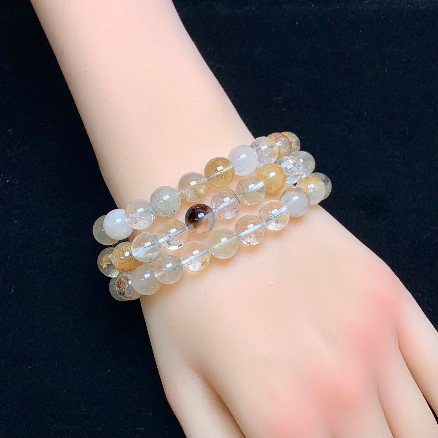 Smoky healer bracelet 9mm 1pc (SL957)