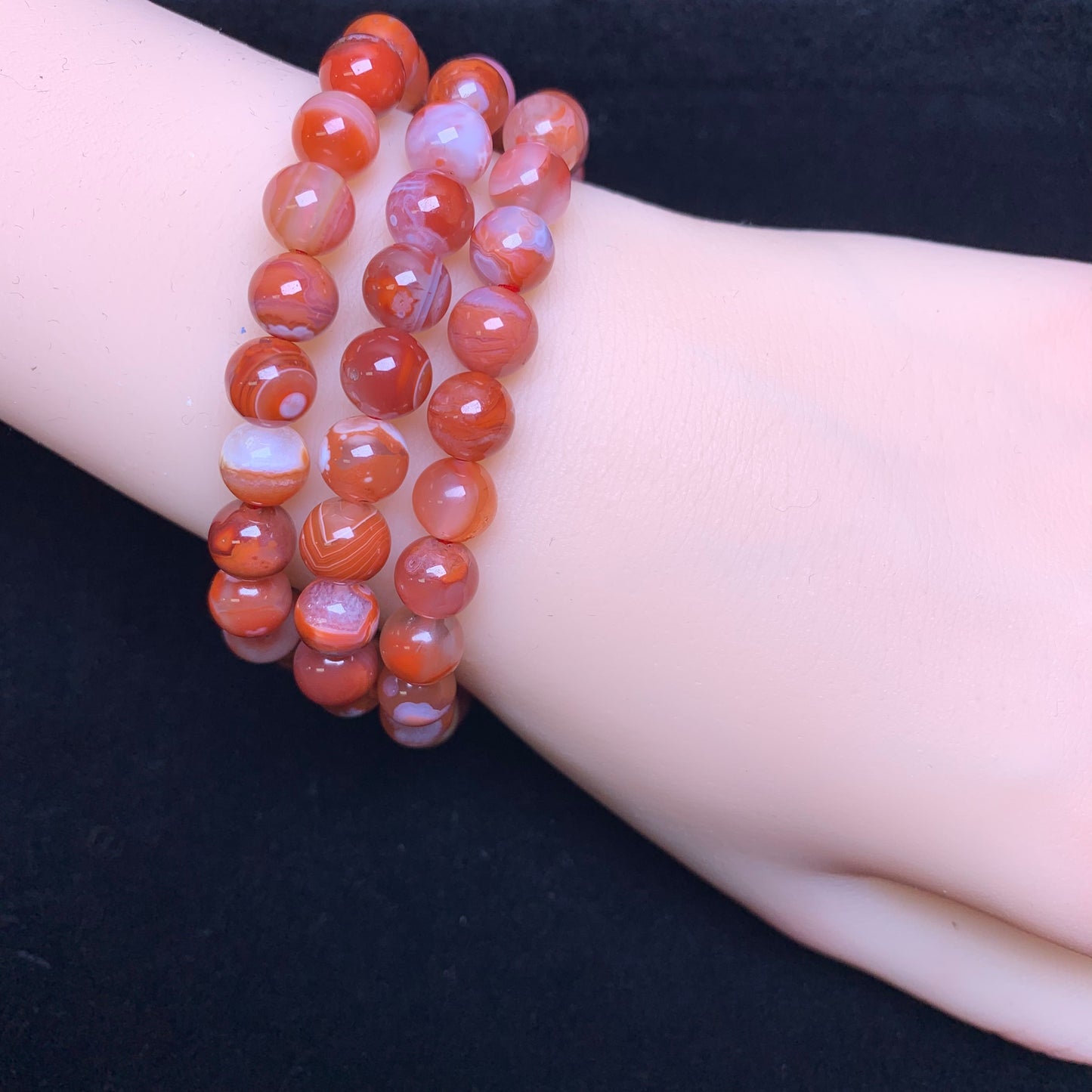 Baoshan Süd-Karneol Armband 7mm (SL989)