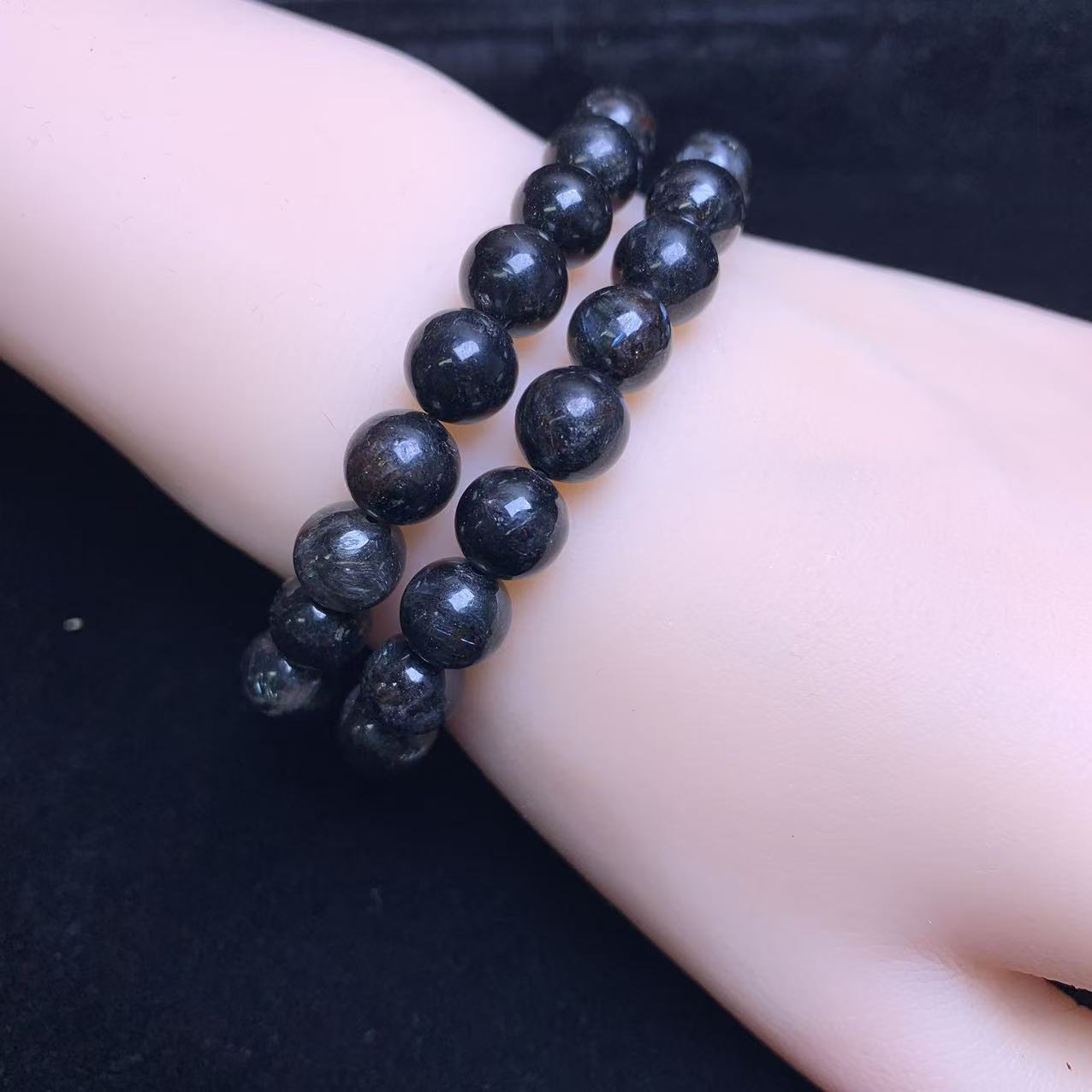 Pulsera de fuegos artificiales azules 8mm 1pc (SL1040)