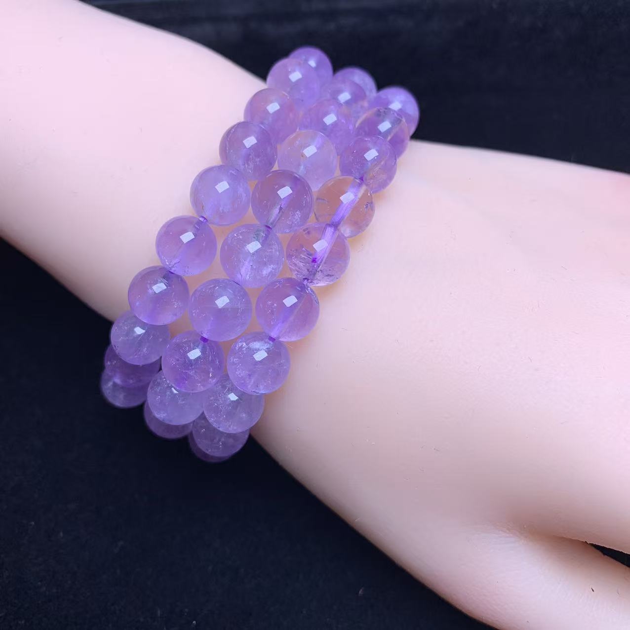 Bolivianisches Amethystarmband 8mm 1Stk (SL1084)