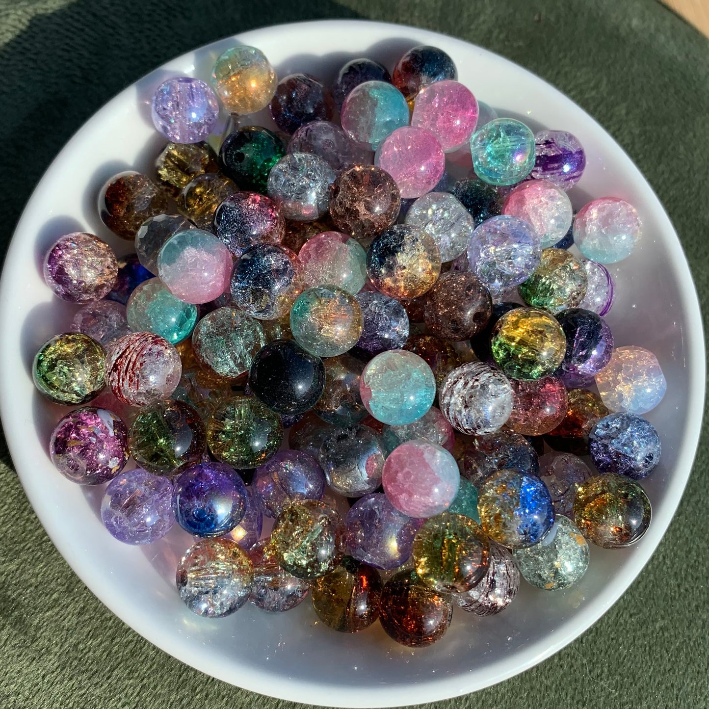 Glass Party Carnival 10MM BOGO 108pcs/bowl——BUY 1 GET 1 FREE bead (BOGO103)