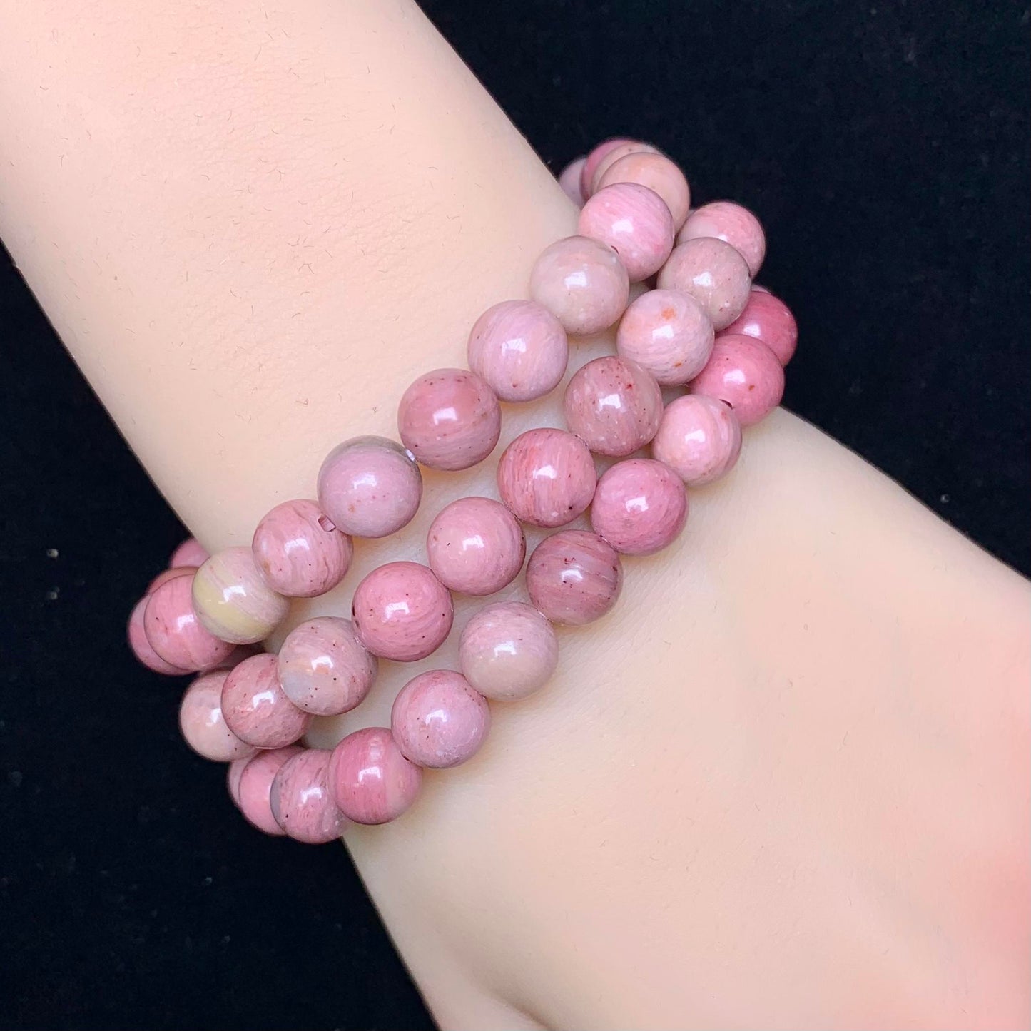 Pink Lace Jasper bracelet 8mm 1pc (SL151)