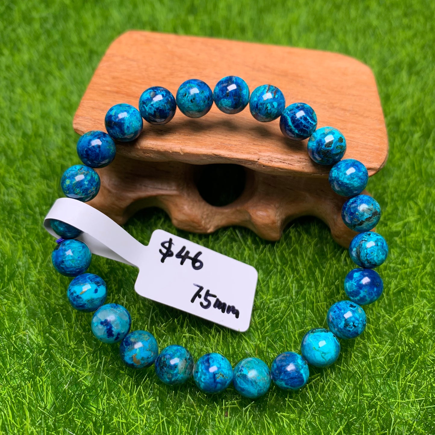 Chrysocolla-Top Grade-Best Quality Bracelet Travis/Felicity