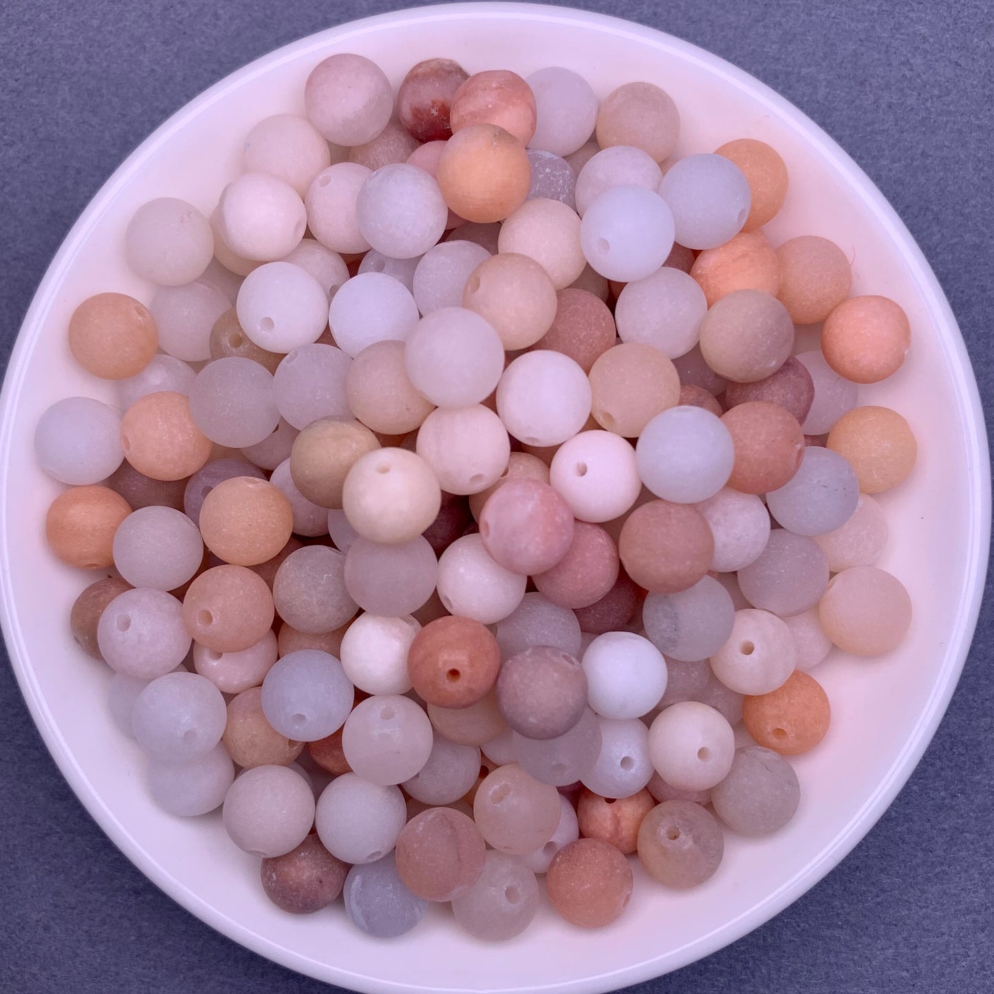 Matt Pink Aventurine BUY 1 GET 1 FREE bead 132pcs_ 8mm 1 bowl(BOGO26)