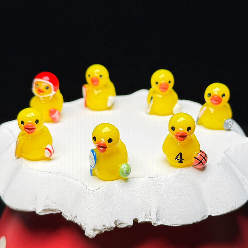 Sport Duck Mini Figurine