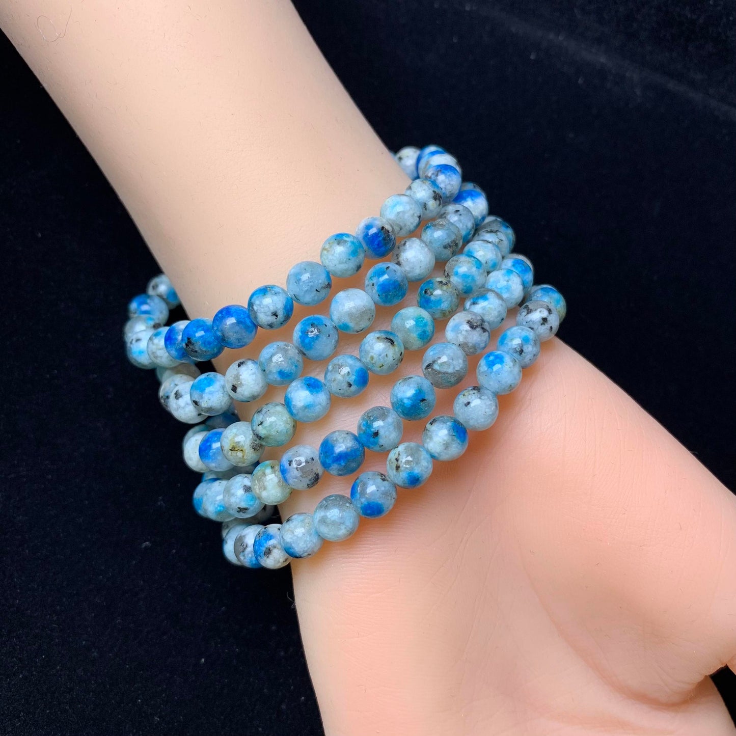 K2 Jasper(enhanced) bracelet 6mm 1pc (SL55)
