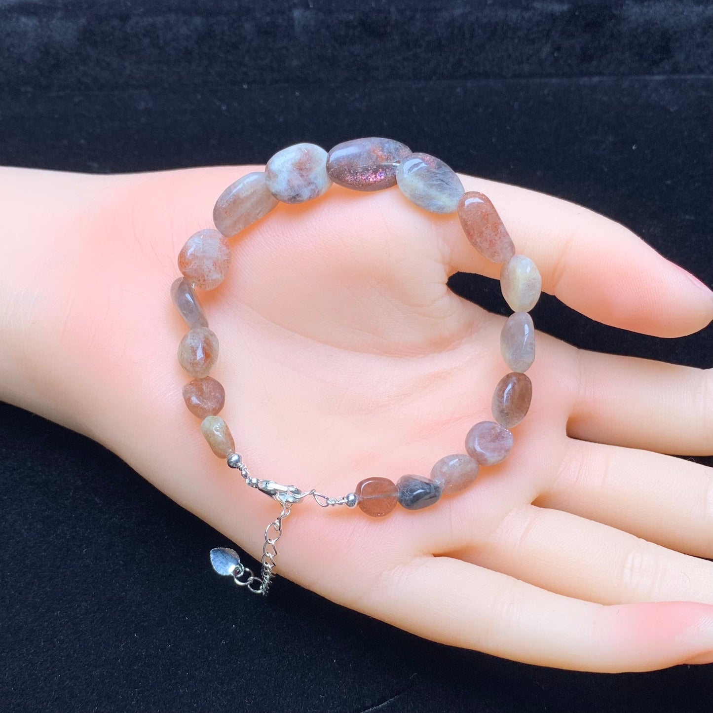 Anderson moonstone freeform bracelet 1pc(SL833)