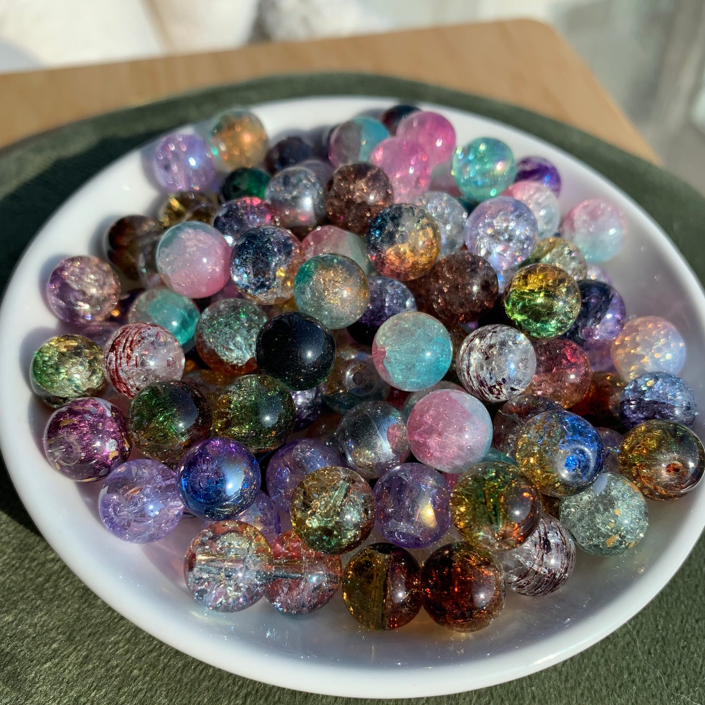Glass Party Carnival 10MM BOGO 108pcs/bow——BUY 1 GET 1 FREE bead (BOGO103)