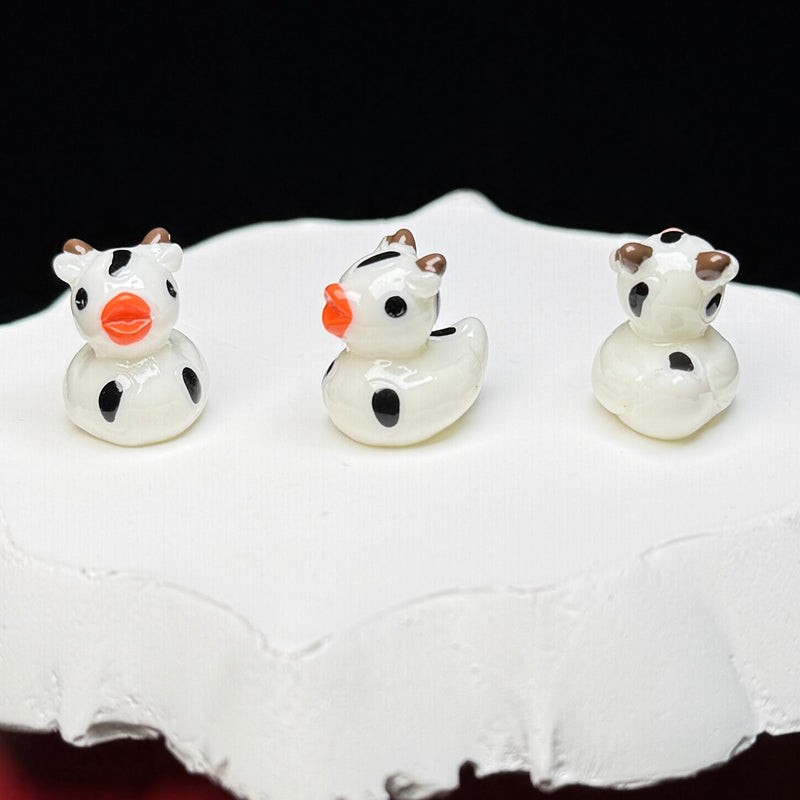 Cow Duck Mini Figurine