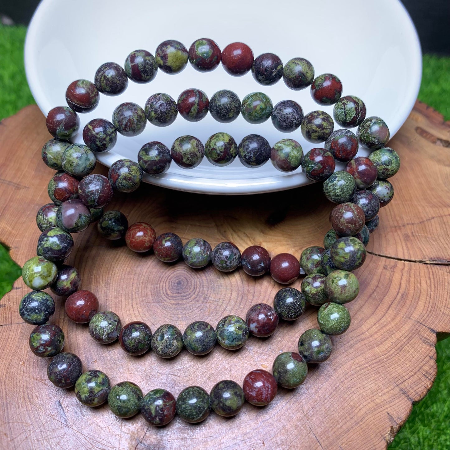 Dragon Blood Jasper bracelet 6mm 1pc(SL65)