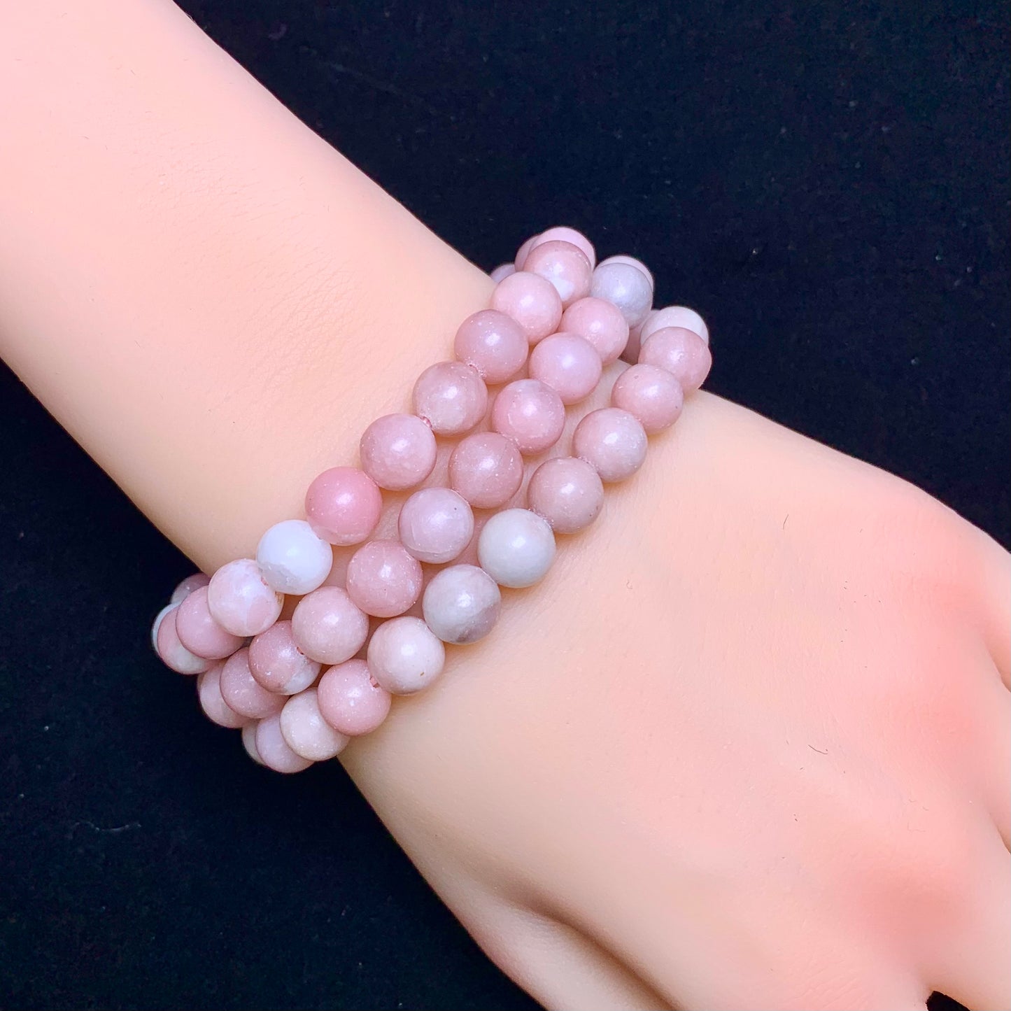 Pink opal bracelet 8mm 1pc(SL890)