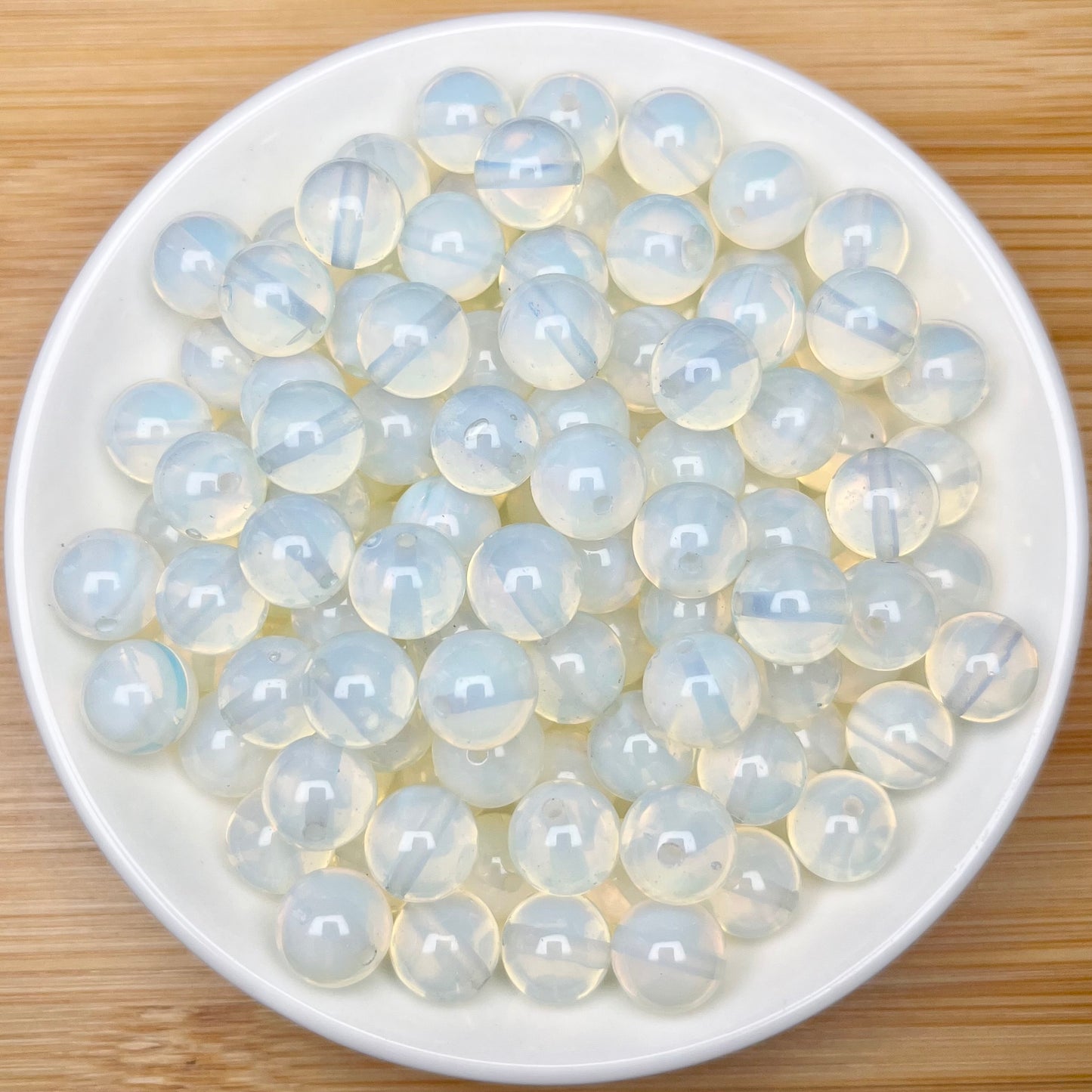 Opalit (künstlich) KAUFE 1 ERHALTE 1 GRATIS Kristallperle_108 Stück_10mm_1 Schale (BOGO74)