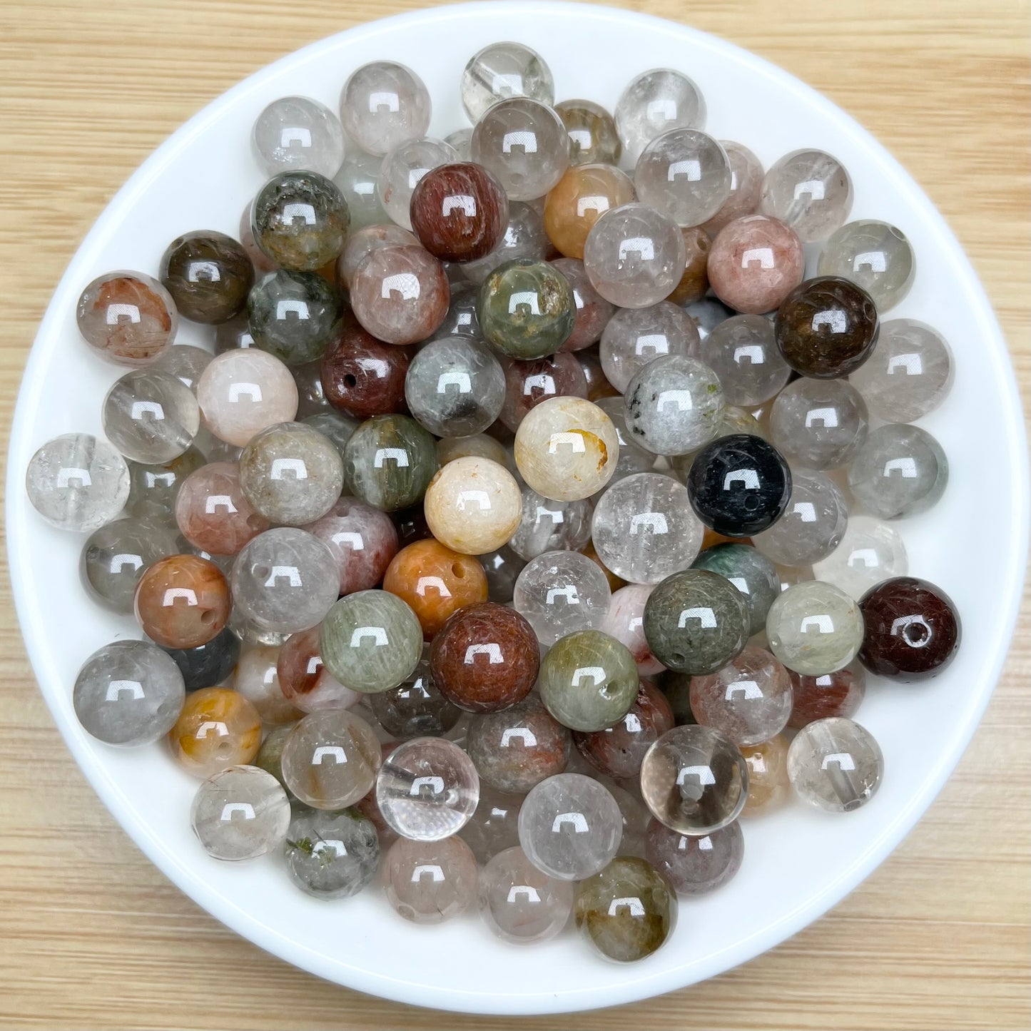 Rainbow Rutile 9-10MM(TEN56)