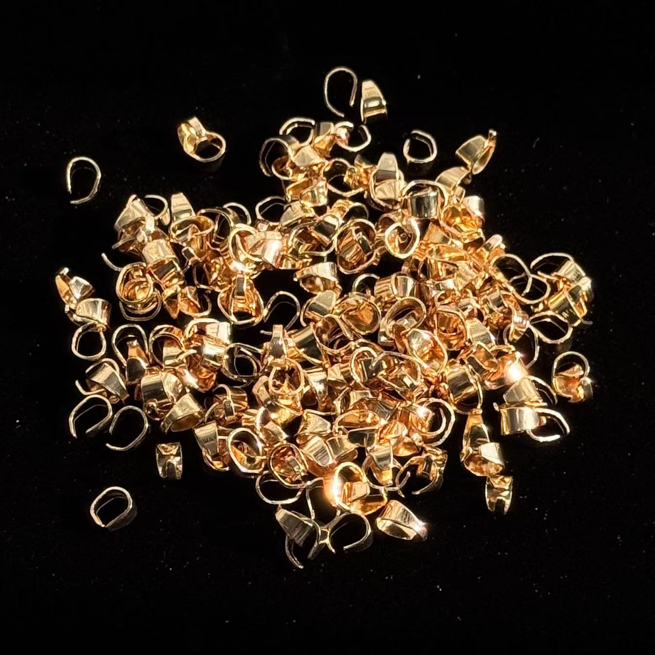 Melon seed buckle(champagne gold color) 500PCS