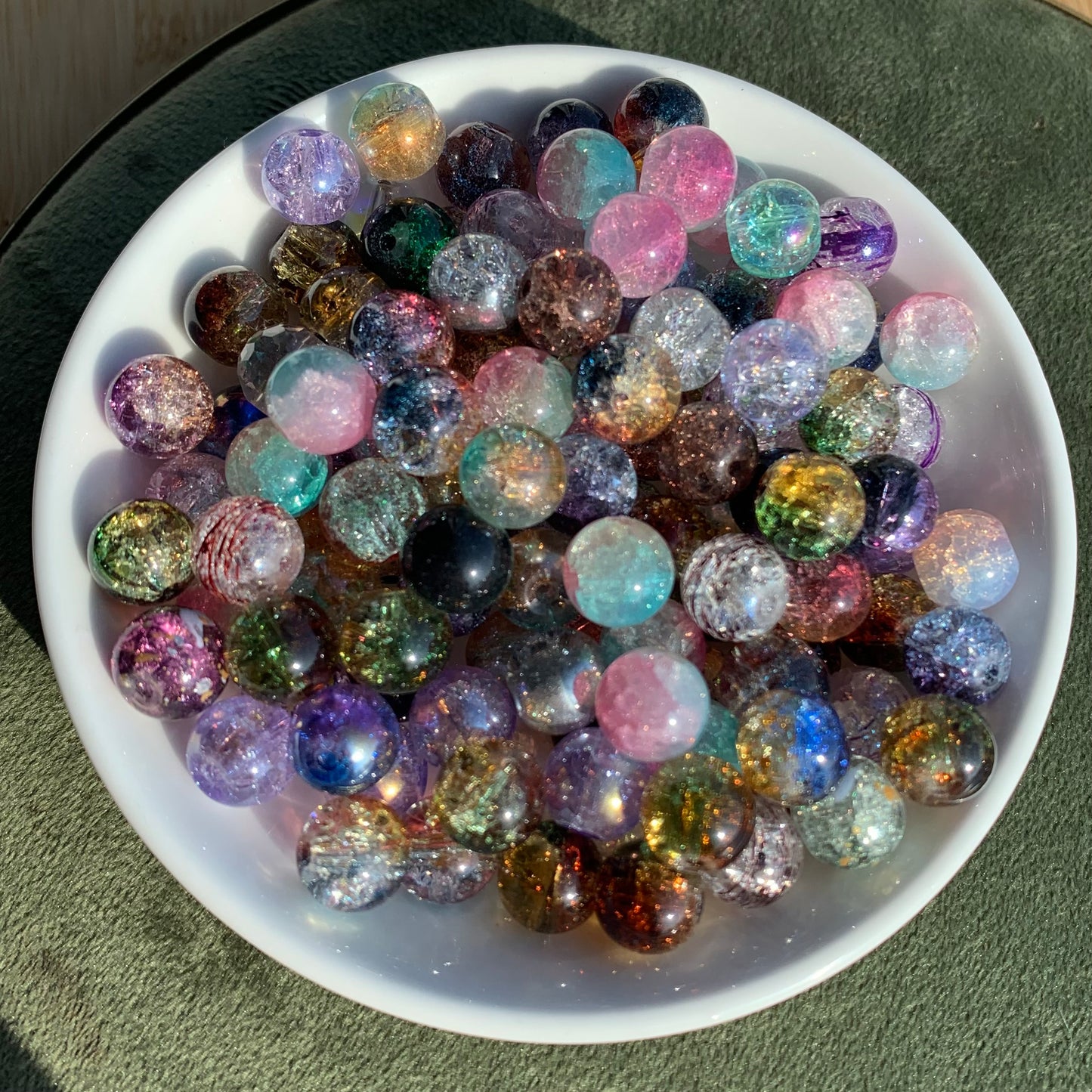 Glass Party Carnival 10MM BOGO 108pcs/bow——BUY 1 GET 1 FREE bead (BOGO103)