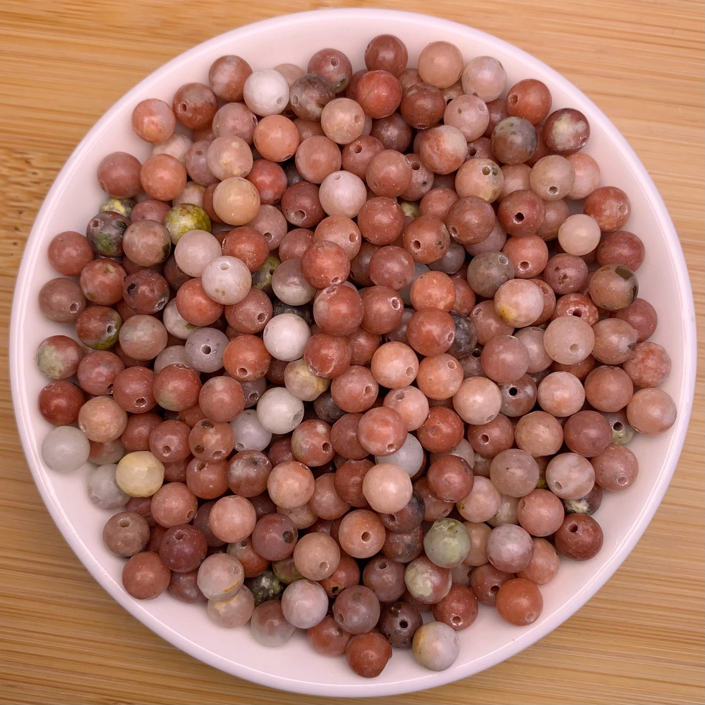 Golden Mica BUY 1 GET 1 FREE bead 168pcs_ 6mm 1 bowl(BOGO67)