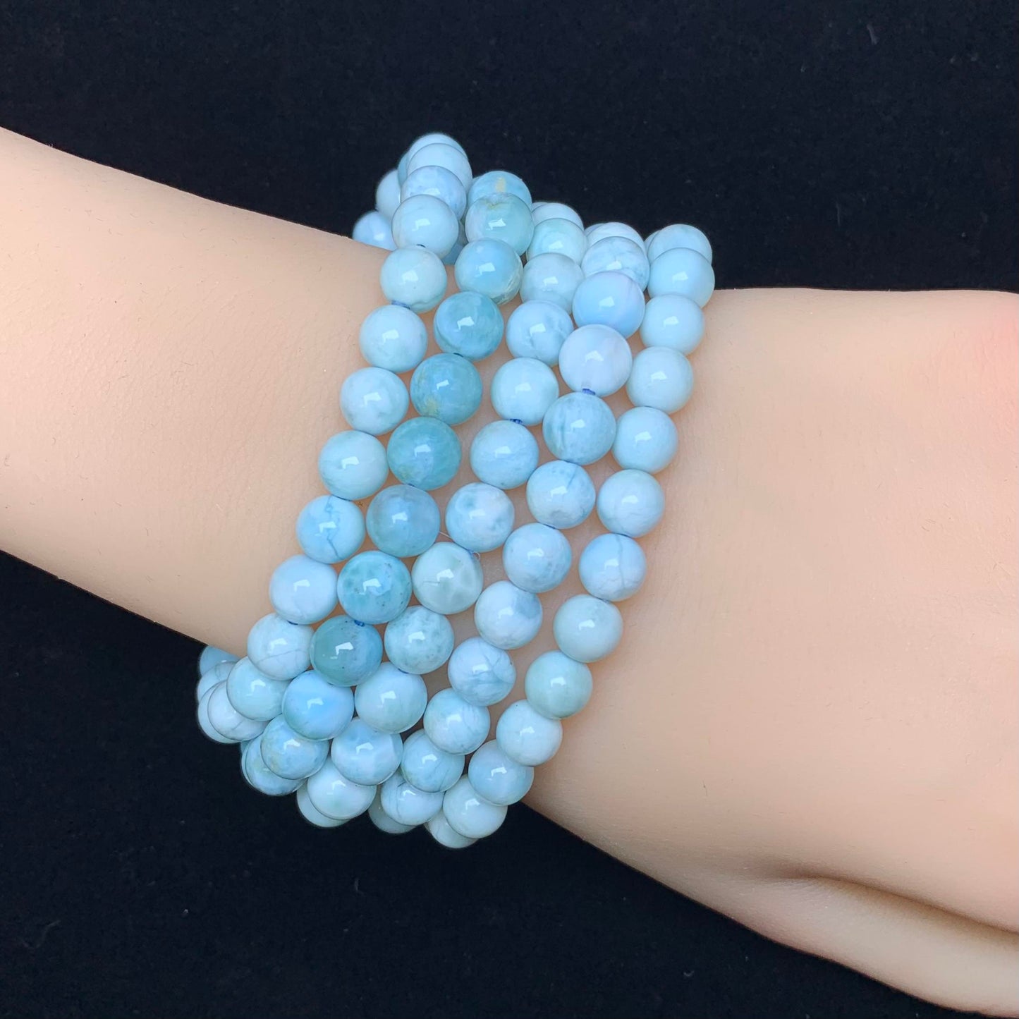 Larimar bracelet 6-7mm 1pc (SL72)
