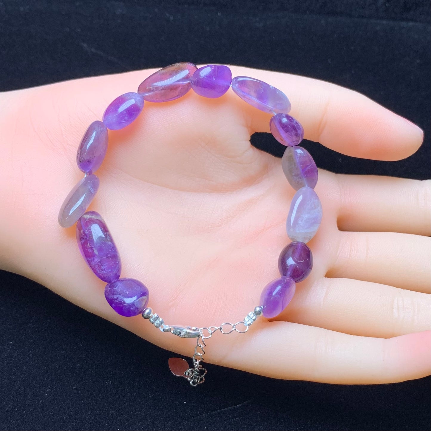 Amethyst freeform bracelet 1pc (SL822)