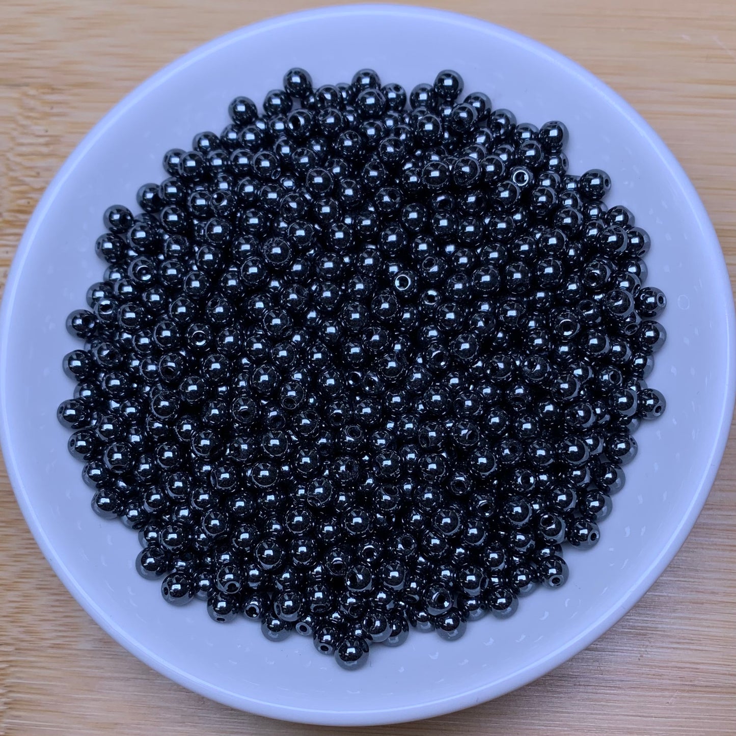 Hematite bead bogo 320pcs 11spoon/1 bowl 4mm BUY 1 GET 1 FREE bead (Mini31)