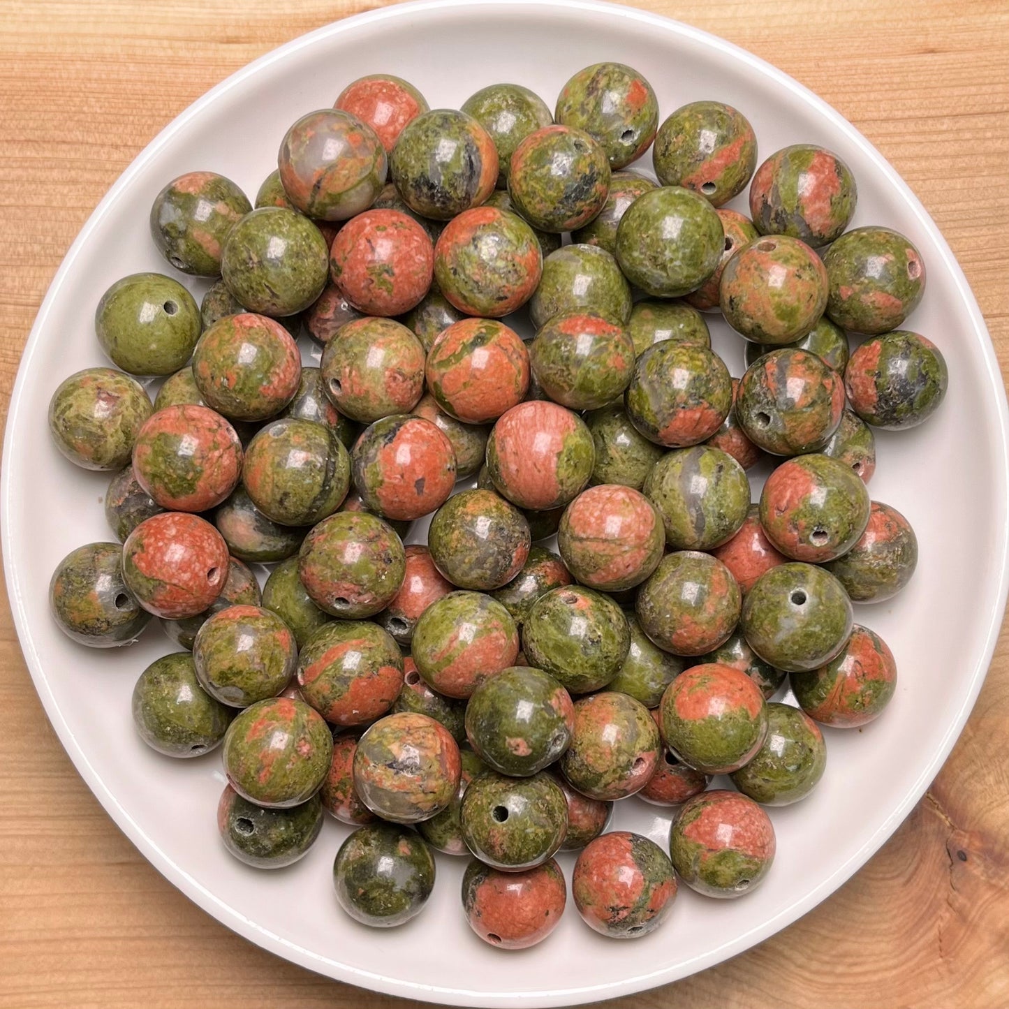 Unikite bead 108pcs_ 1 bowl 10mm (TEN27)