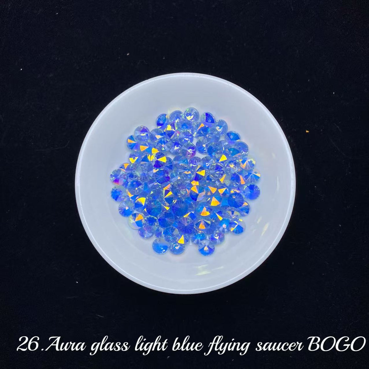 One bowl crystal bead- Felicity-can make 6pcs bracelets 10.12