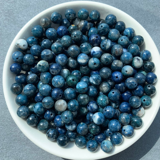 Blue Chaorite  bead 144pcs_ 7mm/1bowl  23$(VIP93)