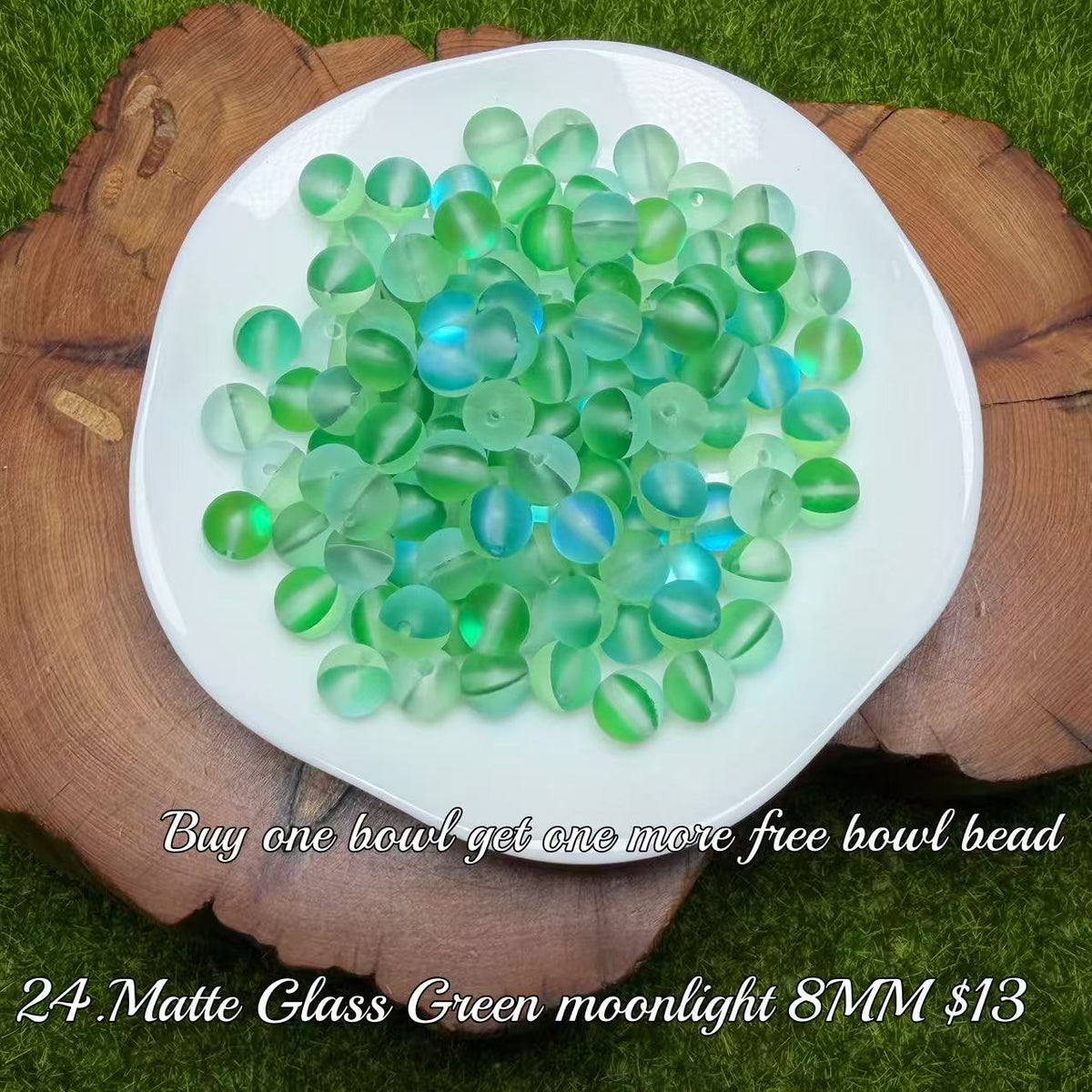 One bowl crystal bead- Felicity-can make 6pcs bracelets 9.21
